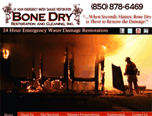 Tablet Screenshot of bonedryrestoration.com